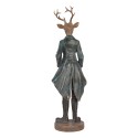 Clayre & Eef Statuetta decorativa Cervo 13x12x42 cm Marrone Plastica