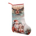 Clayre & Eef Chaussettes de Noël Bleu Synthétique