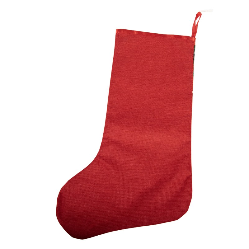 Clayre & Eef Chaussettes de Noël Rouge Synthétique