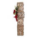 Clayre & Eef Christmas Decoration with LED Lighting Gingerbread man 50x8x41 cm / 3xAA Brown Rattan