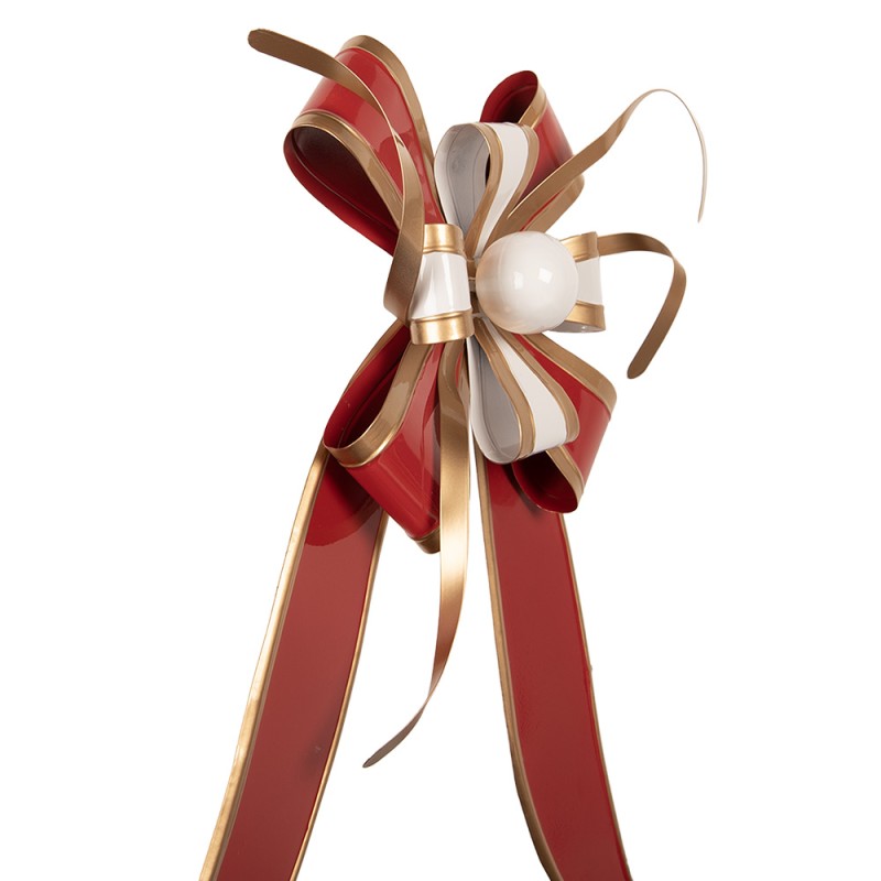 Clayre & Eef Décoration de Noël Image 30x6x38 cm Rouge Métal