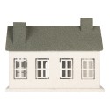 Clayre & Eef Decorative Figurine House 36x23x32 cm White Metal