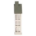 Clayre & Eef Decorative Figurine House 17x8x38 cm White Metal