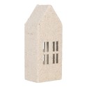 Clayre & Eef Decorative Figurine House 5x4x11 cm White Metal