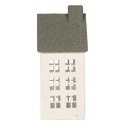 Clayre & Eef Image de décoration Maison 11x11x29 cm Blanc Métal