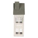 Clayre & Eef Decorative Figurine House 16x9x32 cm White Metal