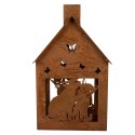 Clayre & Eef Decorative Figurine 17x10x28 cm Brown Metal