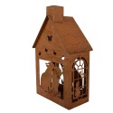 Clayre & Eef Decorative Figurine 17x10x28 cm Brown Metal