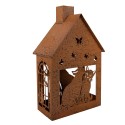 Clayre & Eef Decorative Figurine 17x10x28 cm Brown Metal