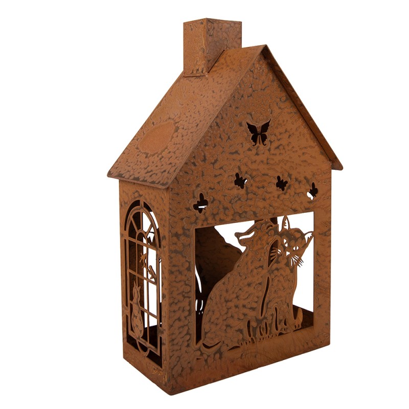 Clayre & Eef Decorative Figurine 17x10x28 cm Brown Metal
