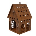 Clayre & Eef Decorative Figurine House 14x15x22 cm Brown Metal