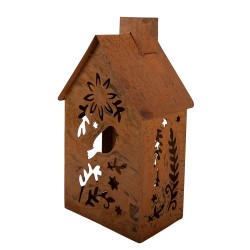 Clayre & Eef Decorative Figurine 11x15x26 cm Brown Metal