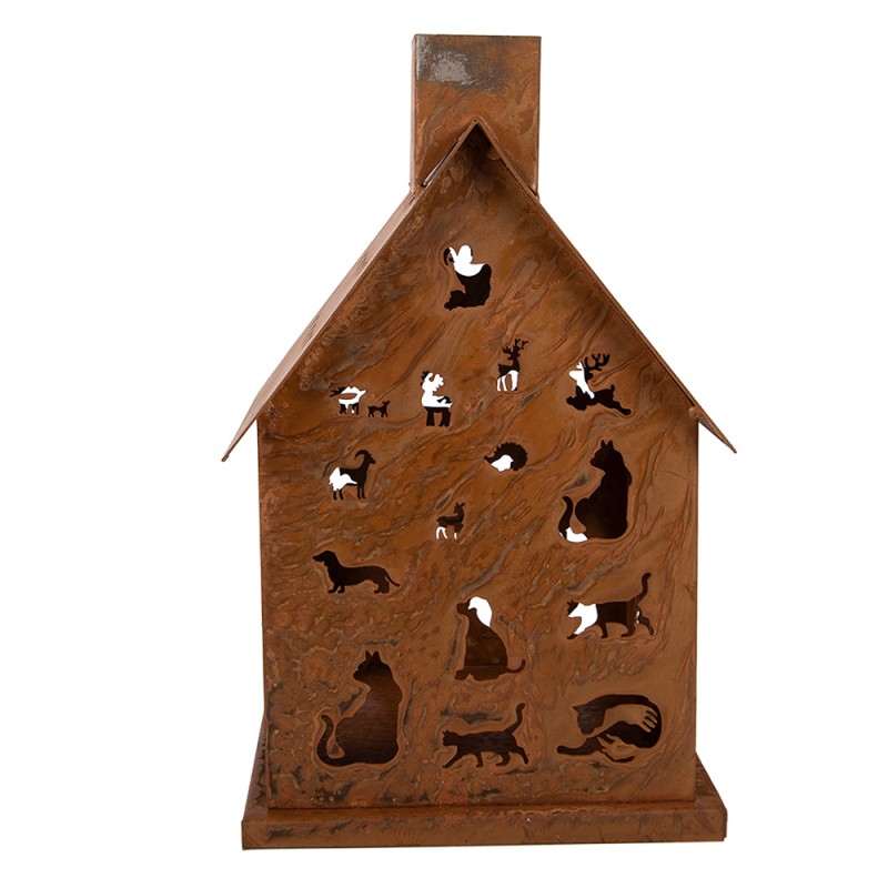Clayre & Eef Brown Metal