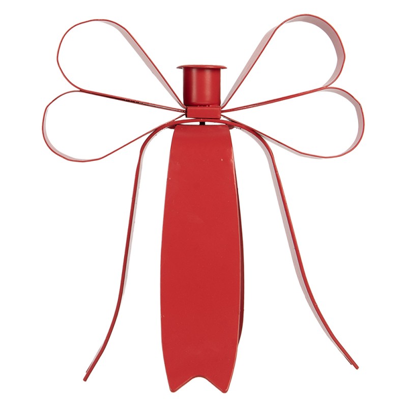Clayre & Eef Kandelaar 19x15x20 cm Rood Metaal