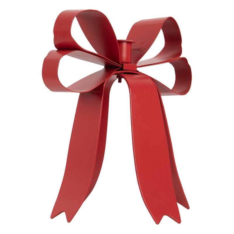 Clayre & Eef Kandelaar 19x15x20 cm Rood Metaal