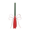 Clayre & Eef Kandelaar 19x15x20 cm Rood Metaal