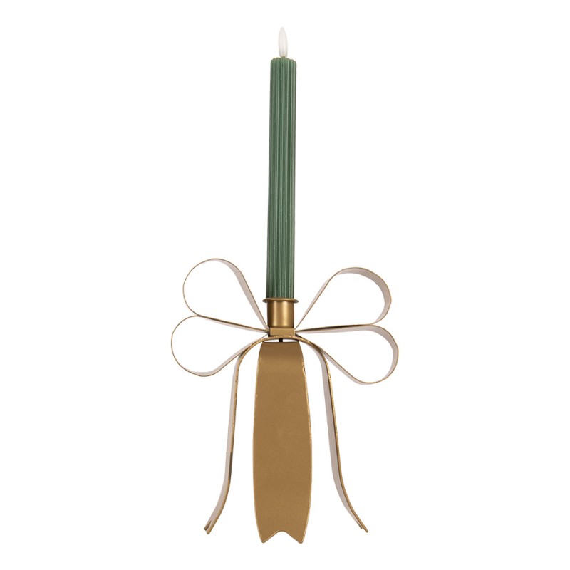 Clayre & Eef Candle holder 20x16x21 cm Gold colored Metal