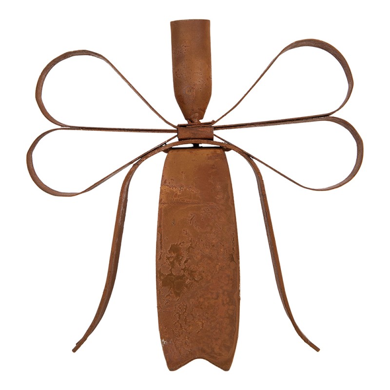 Clayre & Eef Kandelaar 19x15x18 cm Bruin Metaal