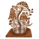 Clayre & Eef Tealight Holder Brown