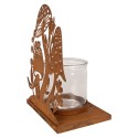 Clayre & Eef Tealight Holder Brown