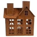 Clayre & Eef Statuetta decorativa Casa 17x9x22 cm Marrone Metallo