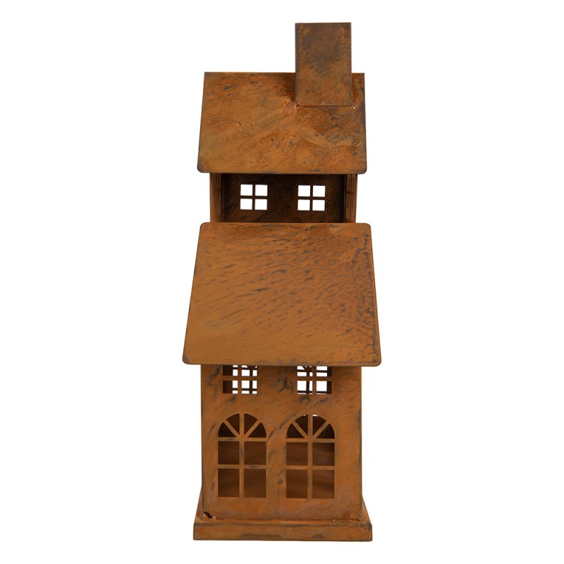 Clayre & Eef Statuetta decorativa Casa 22x11x32 cm Marrone Metallo