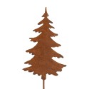 Clayre & Eef Pic de jardin Sapin de Noël 11x1x50 cm Marron Métal