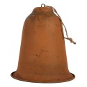 Clayre & Eef Décoration de Noël Image Sonnettes Ø 15x17 cm Marron Métal