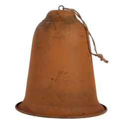 Clayre & Eef Décoration de Noël Image Sonnettes Ø 15x17 cm Marron Métal