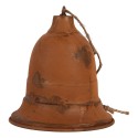 Clayre & Eef Statuetta decorativa di Natale Campanelli Ø 25x28 cm Marrone Metallo