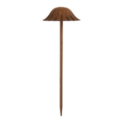 Clayre & Eef Garden Stake Mushroom Brown Metal