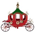 Clayre & Eef Décoration de Noël Image 41x16x39 cm Rouge Métal