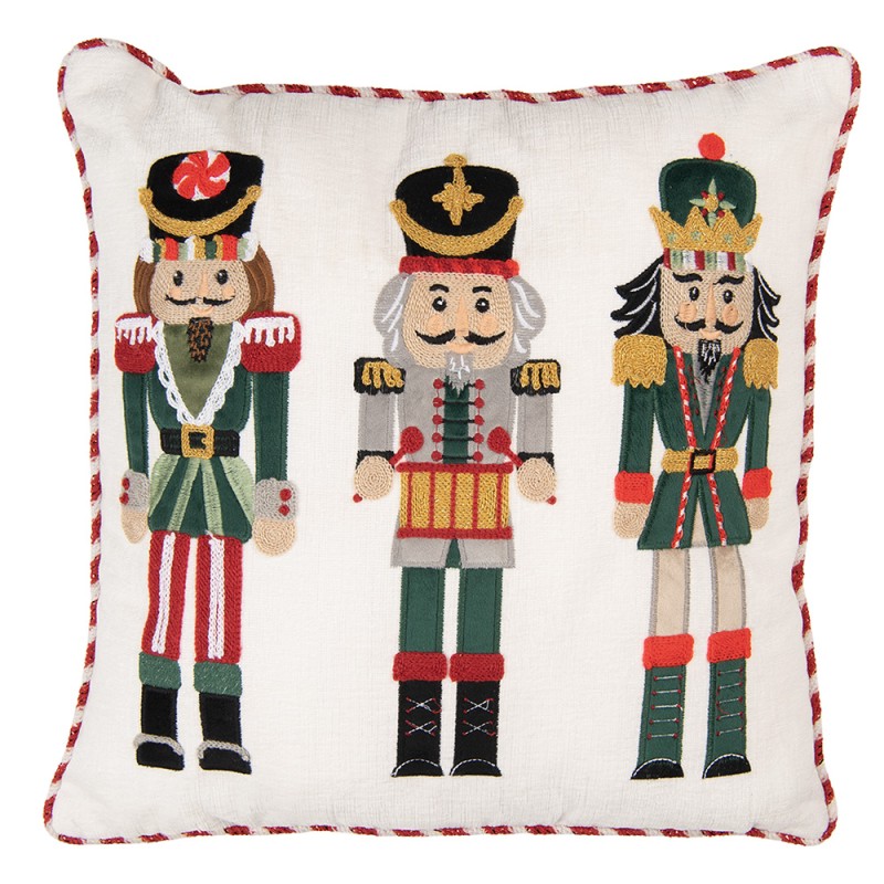 Clayre & Eef Dekokissen 40x40 cm Beige Polyester