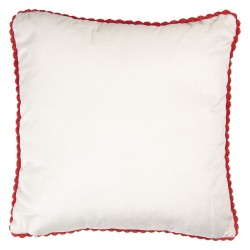 Clayre & Eef Cuscino decorativo 40x40 cm Beige Poliestere