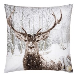Clayre & Eef 45x45 cm Bruin Polyester