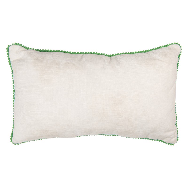 Clayre & Eef Coussin 50x35x4 cm Beige Polyester