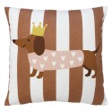 Clayre & Eef Coussin 45x45 cm Beige Polyester