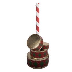 Clayre & Eef Grote Kerstboog 206x54x288 cm Rood Metaal