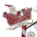 Clayre & Eef Große Weihnachtsbogen 206x54x288 cm Rot Metall