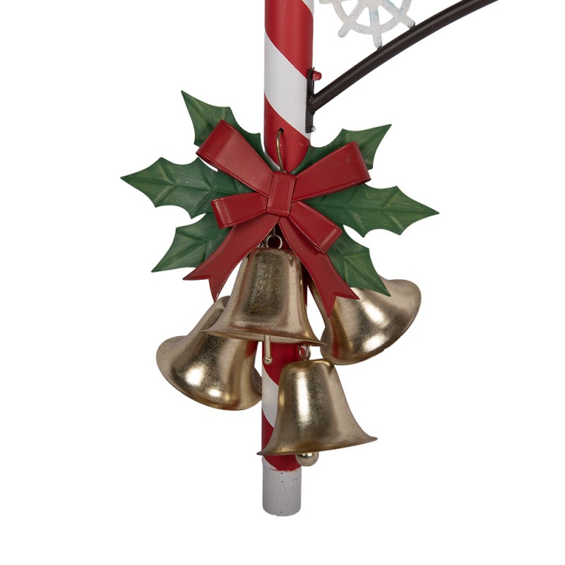 Clayre & Eef Große Weihnachtsbogen 206x54x288 cm Rot Metall
