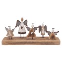 Clayre & Eef Bianco Legno