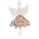 Clayre & Eef Christmas Ornament 5x5x9 cm Transparent Glass