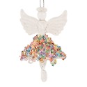 Clayre & Eef Christmas Ornament 5x5x9 cm Transparent Glass