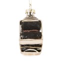 Clayre & Eef Christmas Ornament 6x4x8 cm Gold colored Glass