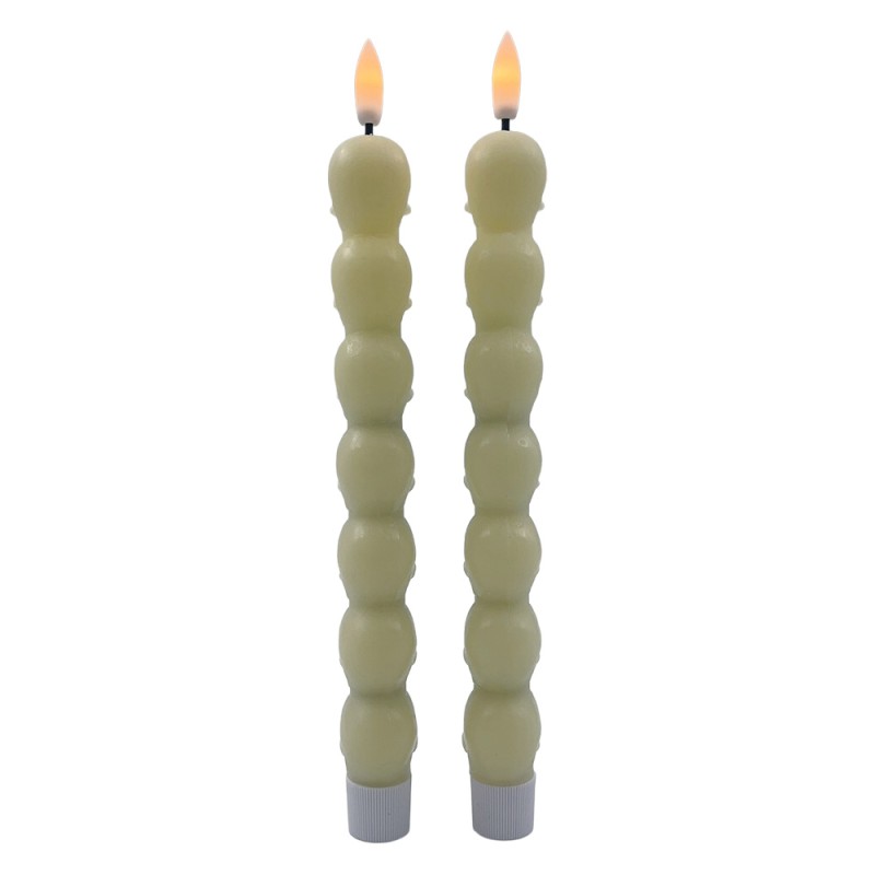 Clayre & Eef Candelabro Beige