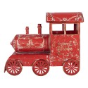 Clayre & Eef Christmas Decoration Figurine Train 69x15x28 cm Red Metal