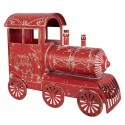 Clayre & Eef Christmas Decoration Figurine Train 69x15x28 cm Red Metal
