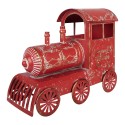 Clayre & Eef Christmas Decoration Figurine Train 69x15x28 cm Red Metal