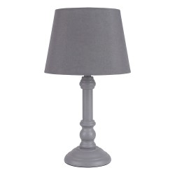 Clayre & Eef Tischlampe Grau Holz