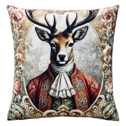 Clayre & Eef Coussin Beige Synthétique